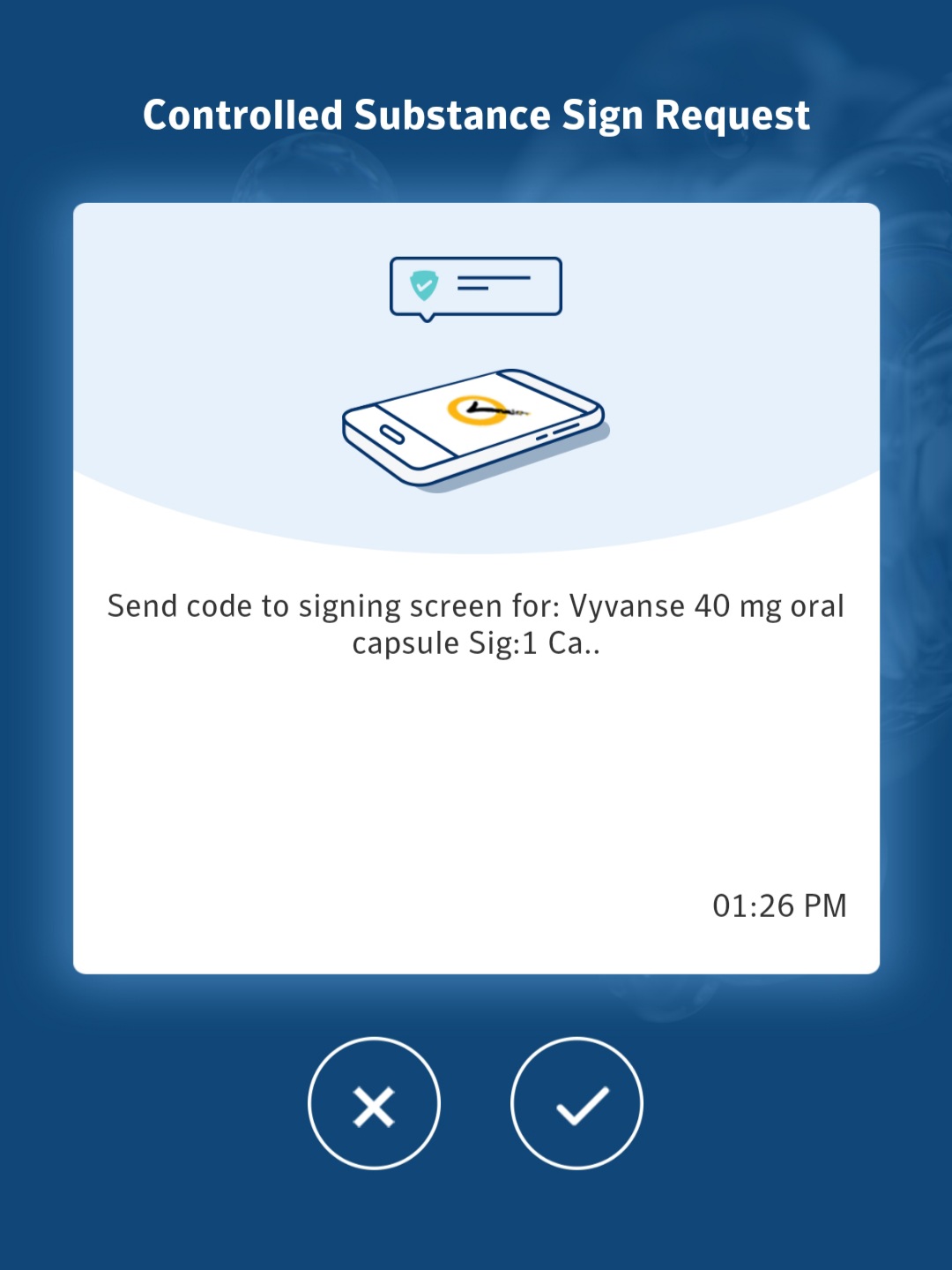 EPCS Push Notification